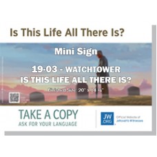 HPWP-19.3 - 2019 Edition 3 - Watchtower - "Is This Life All There Is?" - LDS/Mini